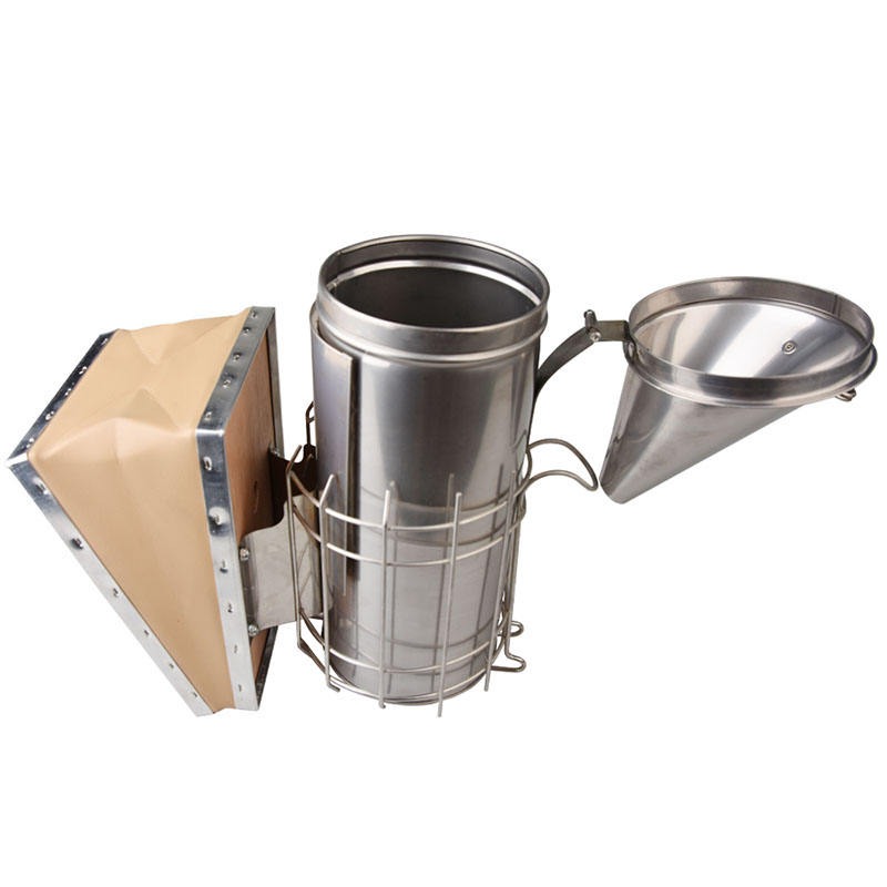 Ahumador Grande de Acero Inoxidable para Apicultura 6 Ahumador Grande de Acero Inoxidable para Apicultura - Imagen de 3