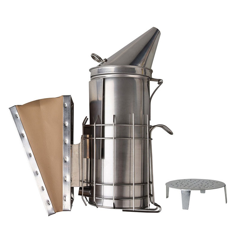 Ahumador Grande de Acero Inoxidable para Apicultura 4 Ahumador Grande de Acero Inoxidable para Apicultura